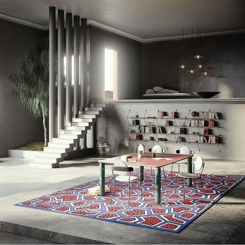 Tapis France de Nathalie du Pasquier - La Chance-The Woods Gallery
