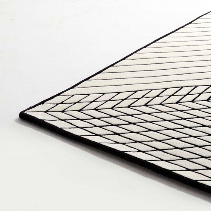 Tapis Quaderna 150 de Superstudio - Zanotta-200 x 300 cm-The Woods Gallery