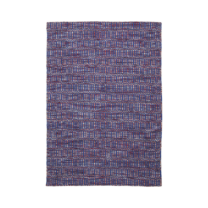 Tapis Radio tissu rouge - tissé main - HAY-The Woods Gallery
