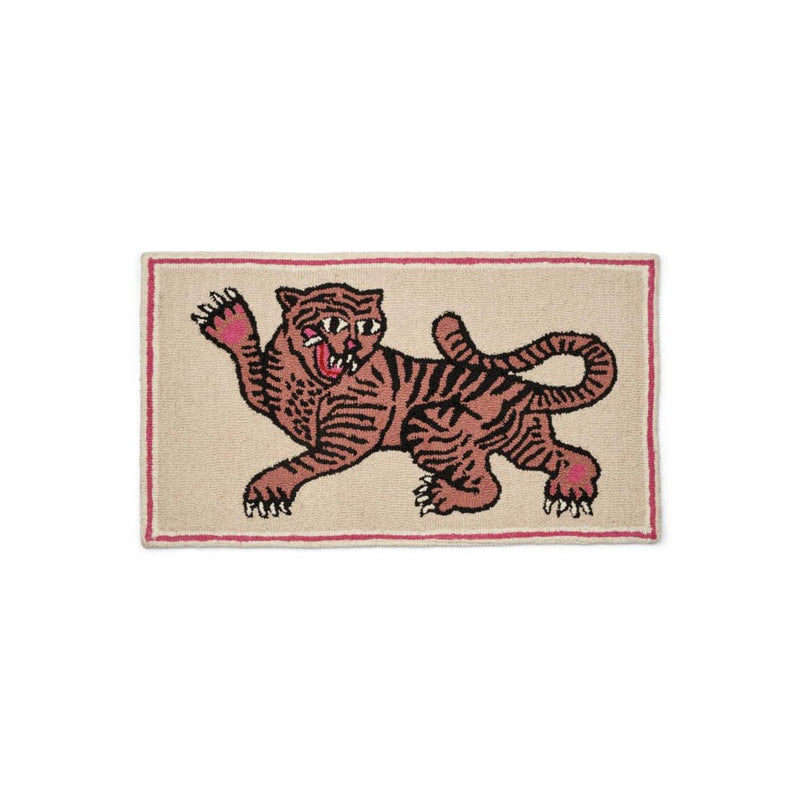 Tapis mural Frame Rug Pink Tiger - Bongusta-The Woods Gallery