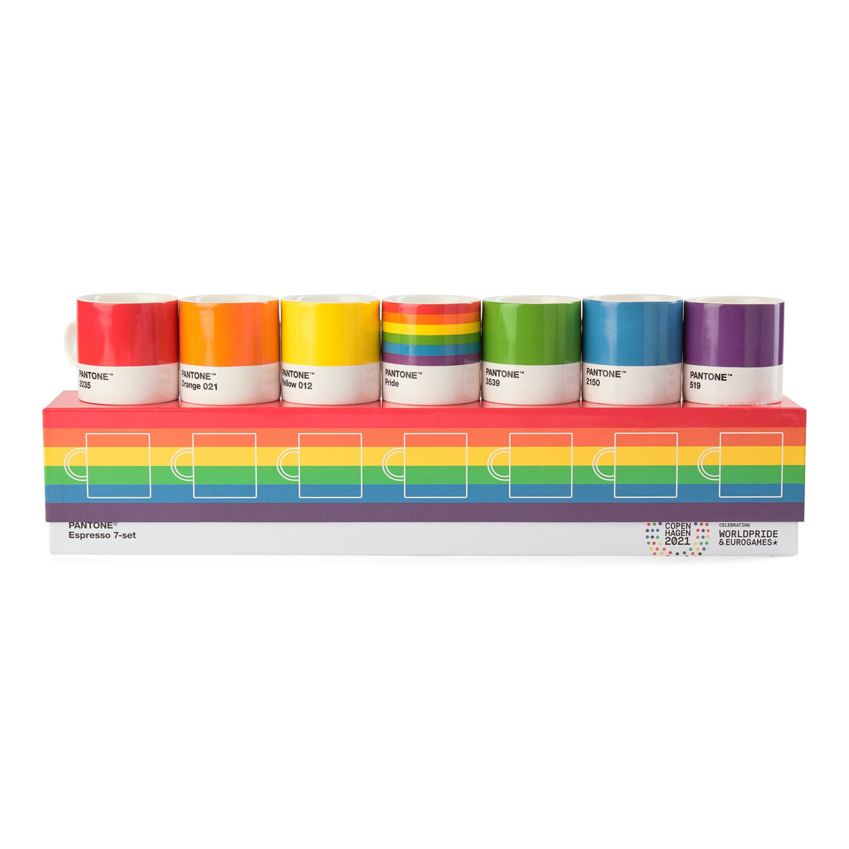 Tasse Pantone Espresso Cup - Copenhagen design-Pride + Gift Box-The Woods Gallery