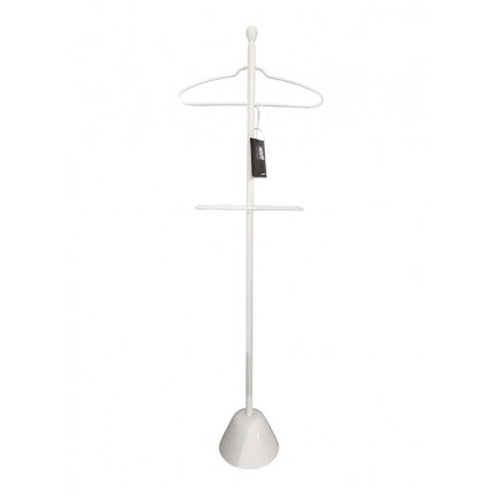 Valet de chambre Servonotte de Achille Castiglioni - Zanotta-version blanche, vue de face-The Woods Gallery