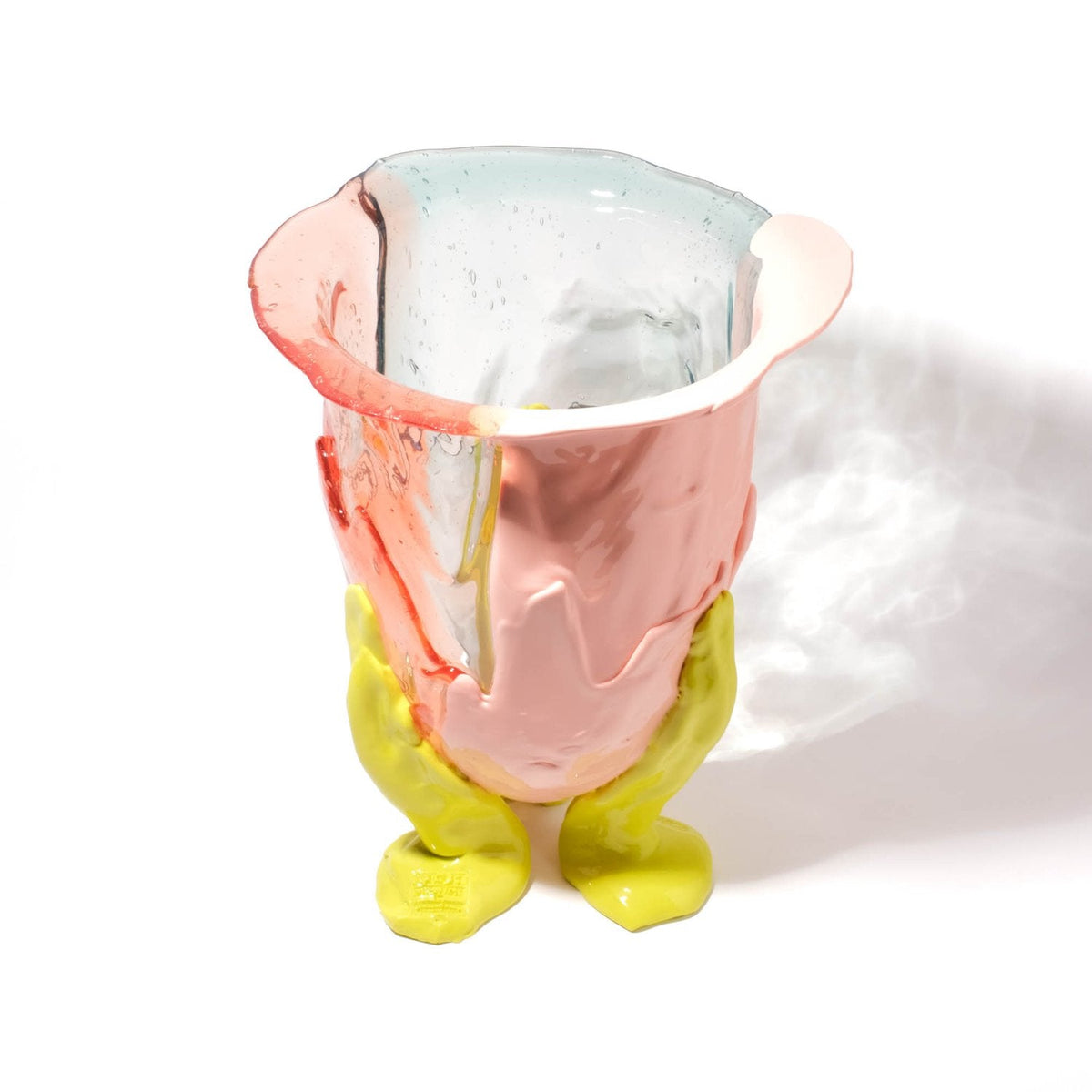 Vase Amazonia - Aqua, Ruby clair, Saumon, Fluoro Yellow de Gaetano Pesce - Fish Design-S-The Woods Gallery