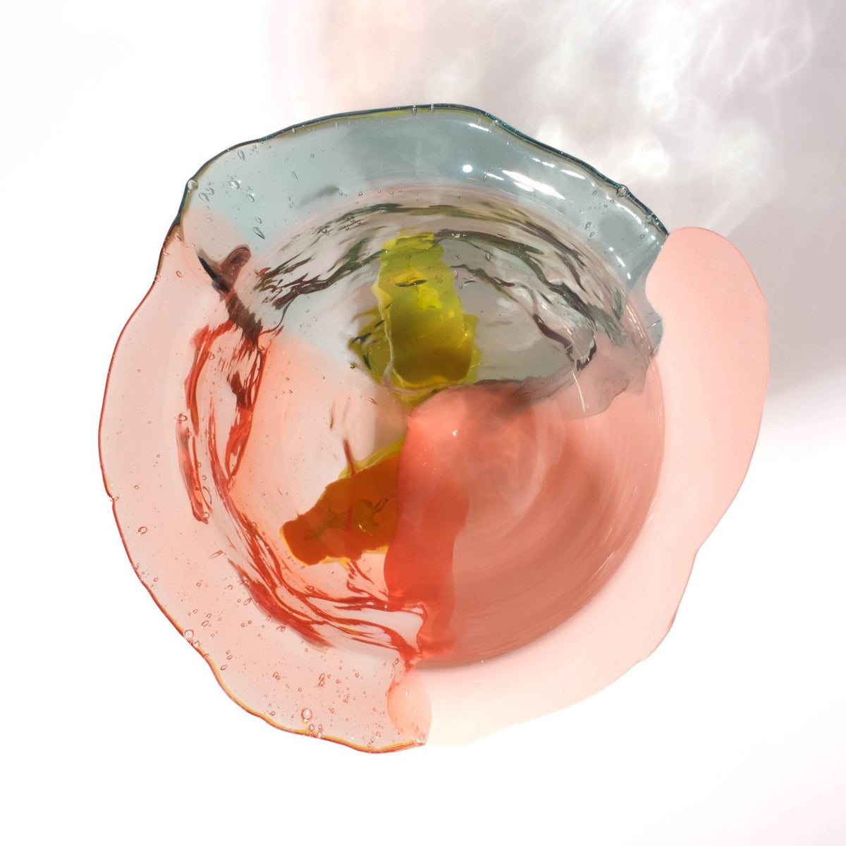 Vase Amazonia - Aqua, Ruby clair, Saumon, Fluoro Yellow de Gaetano Pesce - Fish Design-S-The Woods Gallery