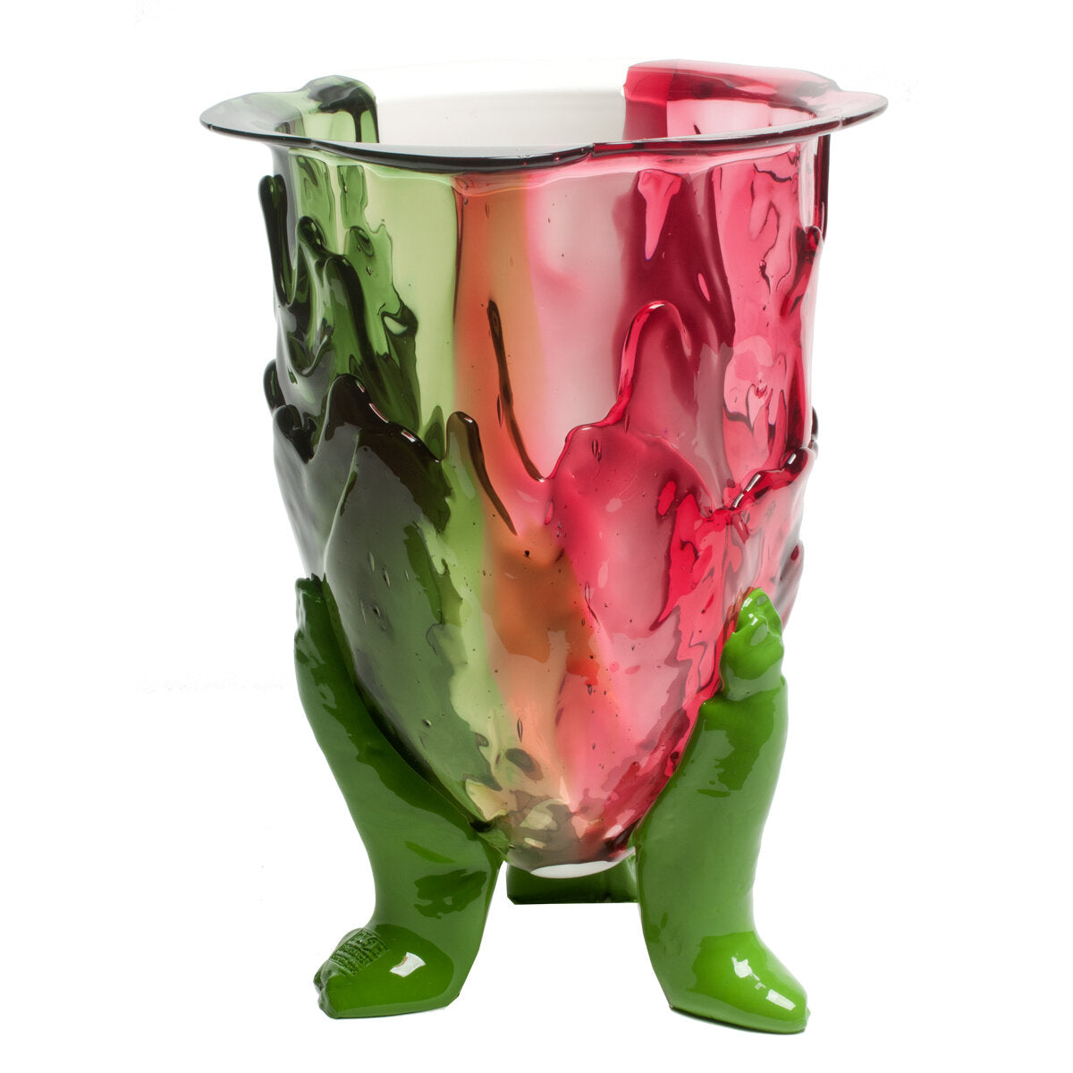 Vase Amazonia Green, Fuchsia, White, Lime par Gaetano Pesce - Fish Design-S-The Woods Gallery