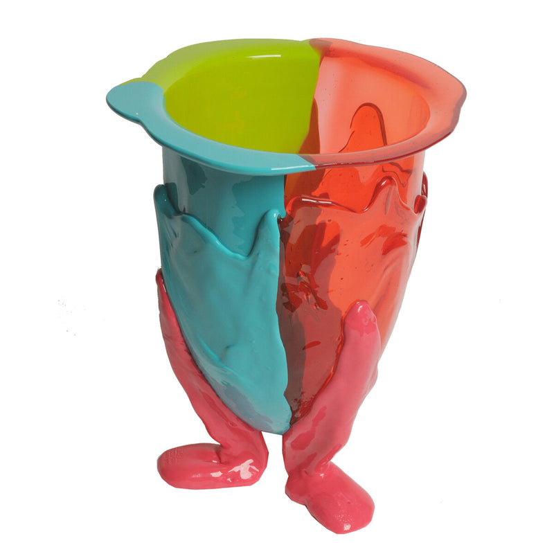 Vase Amazonia Orange, Lime, Turquoise, Fuchsia par Gaetano Pesce - Fish Design-S-The Woods Gallery