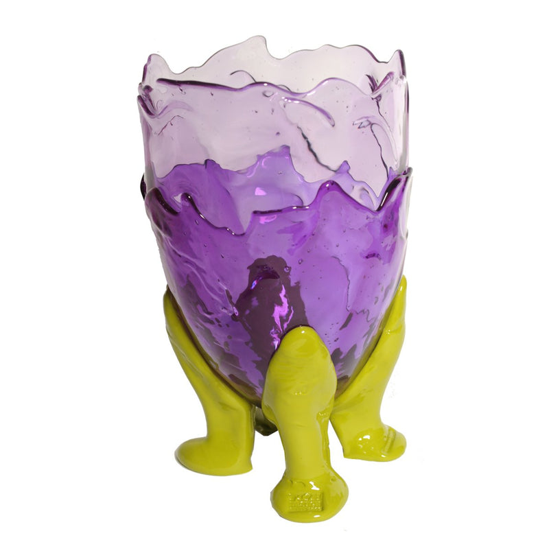 Vase Clear Extra Colour - Clear Lilac, Clear Purple And Matt Dust Green par Gaetano Pesce - Fish Design-S-The Woods Gallery