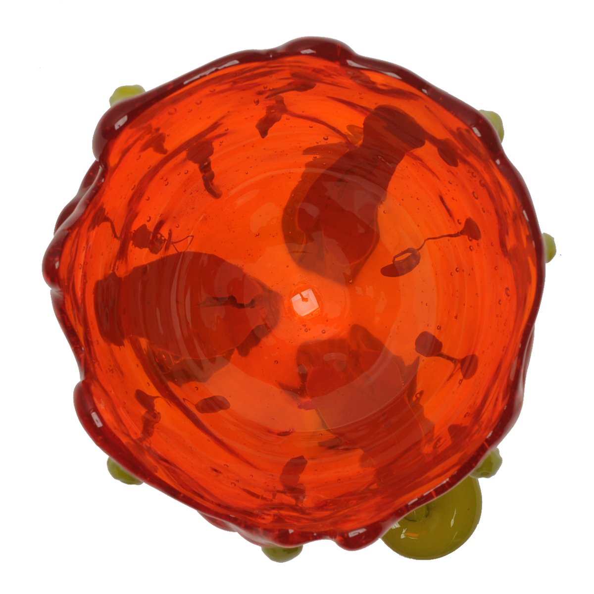 Vase Clear Special - Extra Colour - Clear Orange And Matt Dusty Green par Gaetano Pesce - Fish Design-S-The Woods Gallery