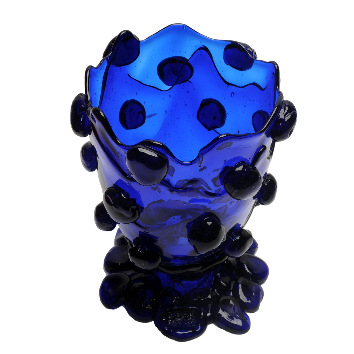 Vase Nugget - Clear Blue par Gaetano Pesce - Fish Design-S-The Woods Gallery
