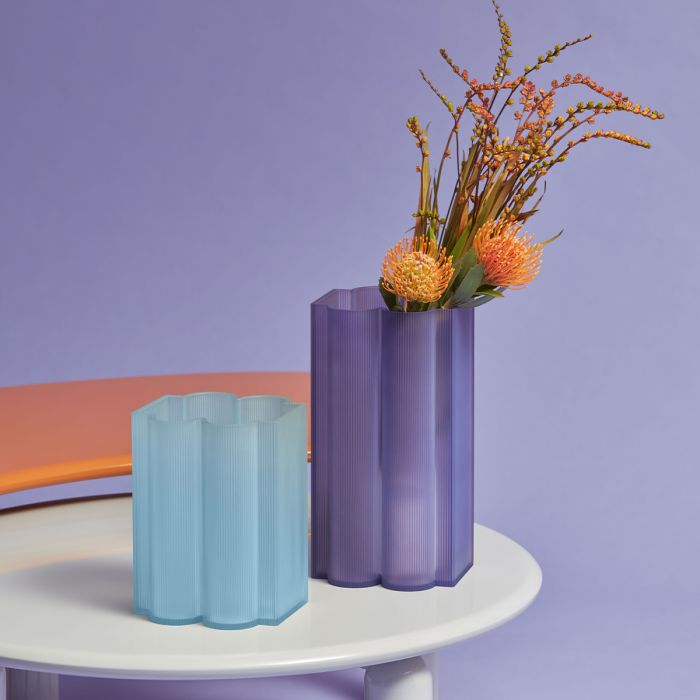 Vase Okra de Patricia Urquiola - Kartell-Orange-1-The Woods Gallery