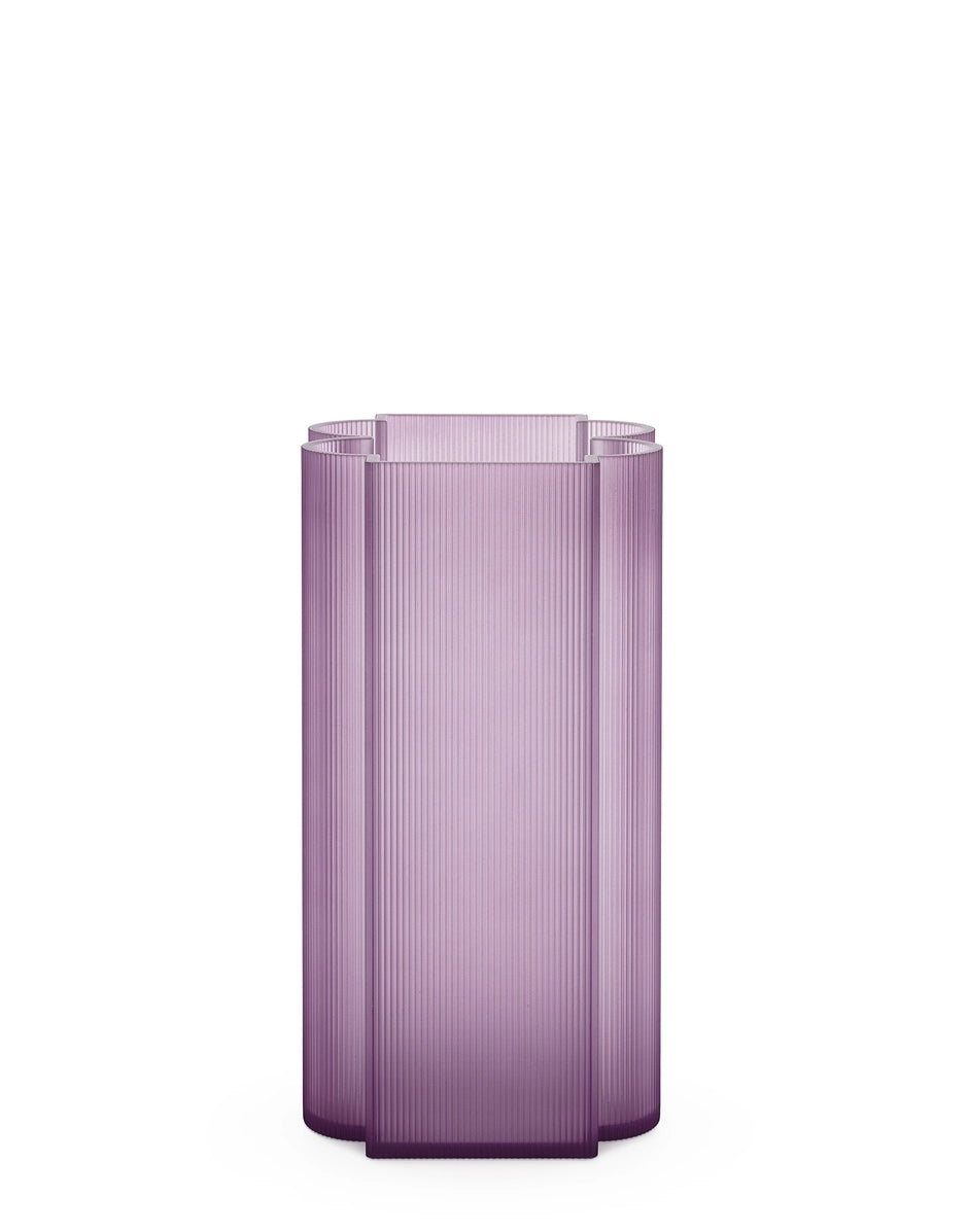 Vase Okra de Patricia Urquiola - Kartell-Violet-1-The Woods Gallery