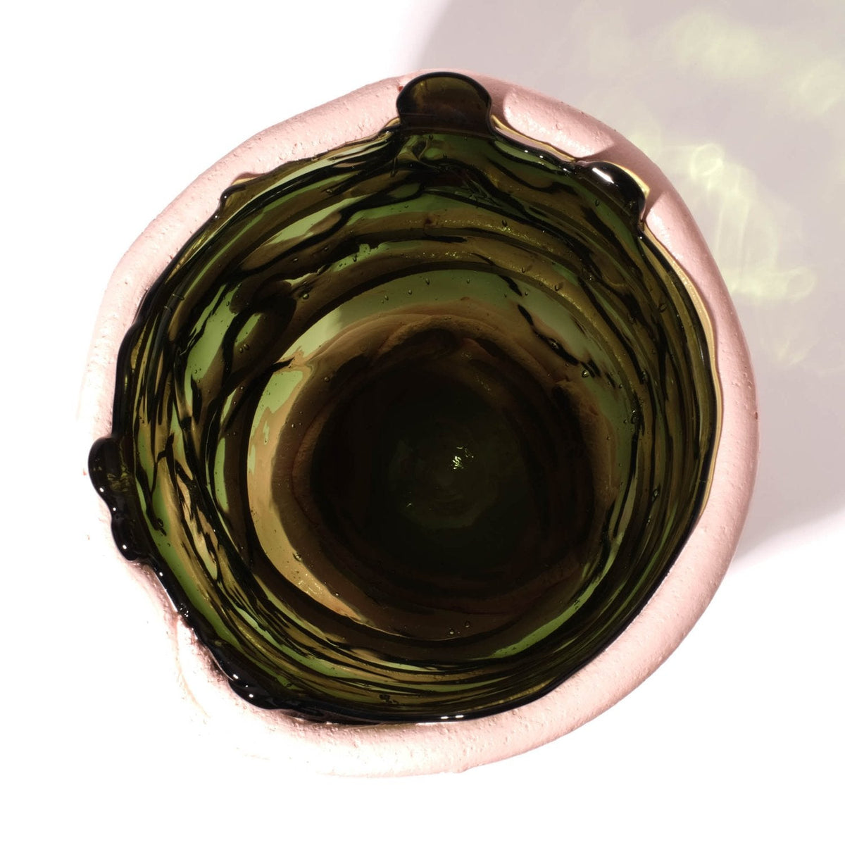 Vase Pompitu bouteille verte - saumon de Gaetano Pesce - Fish Design-S-The Woods Gallery