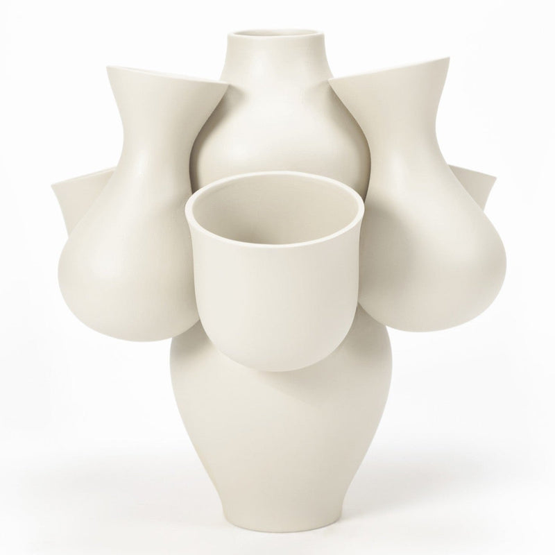 Vase Qucha de Jean-Baptiste Fastrez - Moustache-Blanc-The Woods Gallery