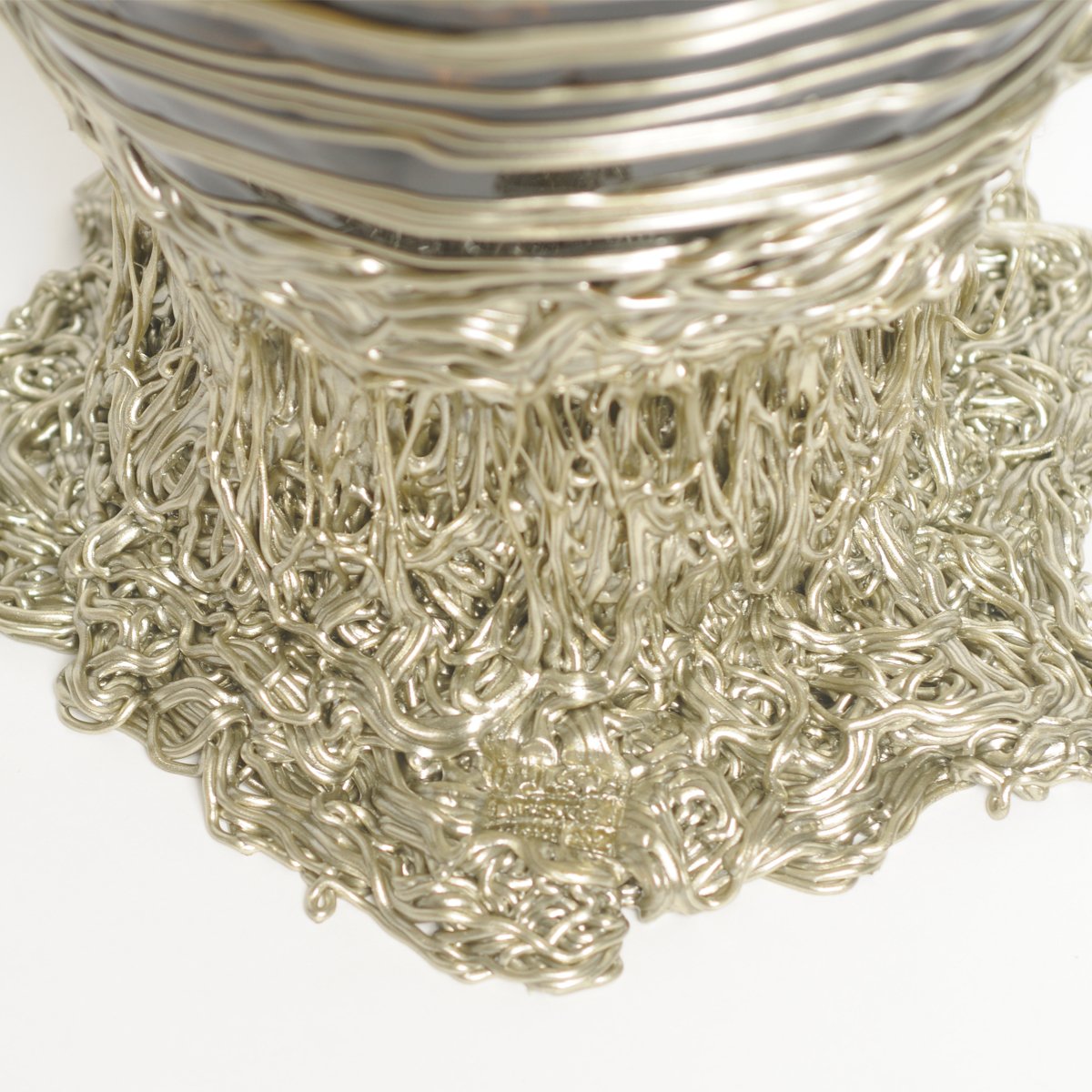Vase Spaghetti - Extra Colour - Clear Blue, Clear Brown, Bronze par Gaetano Pesce - Fish Design-S-The Woods Gallery