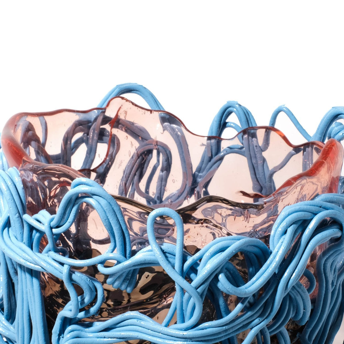 Vase Spaghetti - Extra Colour - Light Ruby, Fumè, Light Blue par Gaetano Pesce - Fish Design-S-The Woods Gallery