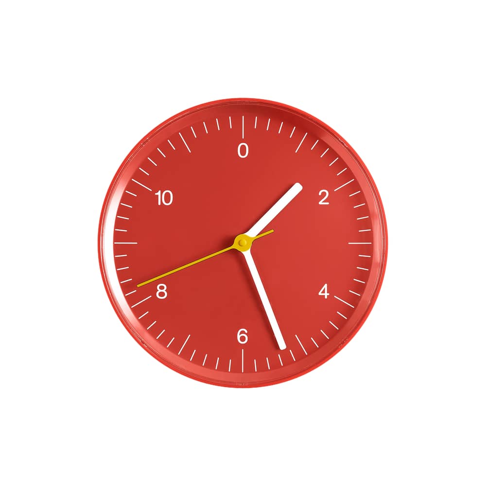 Wall Clock horloge de Jasper Morrison - Hay-Rouge-The Woods Gallery