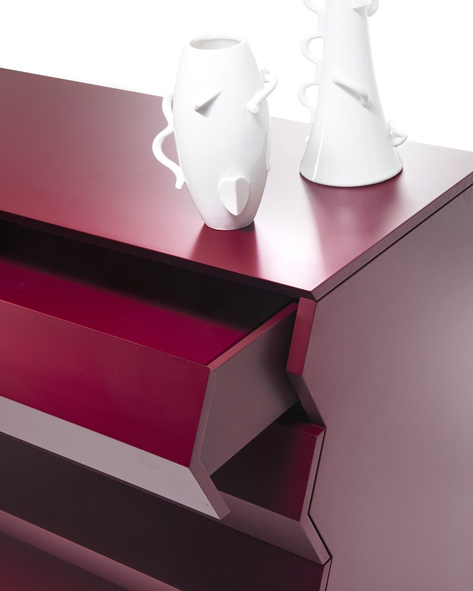 Commode Z24 785, 786 et 787 de Muller Van Severen - Zanotta, vue 4