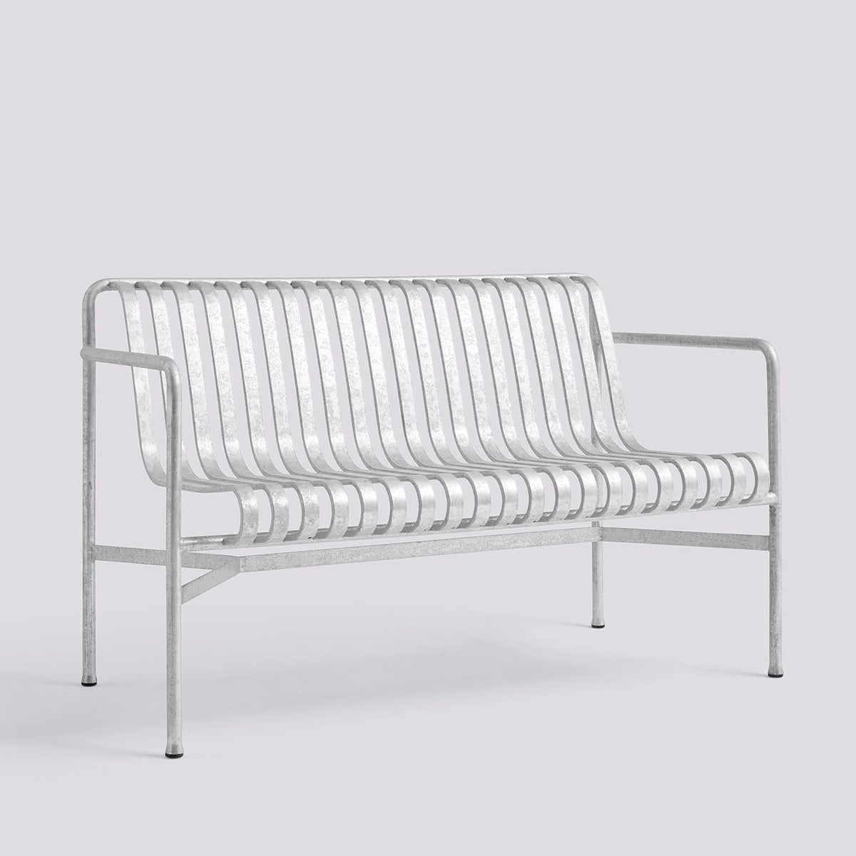 Banc de table Palissade - 128 cm - Hay-Galvanisé à chaud-The Woods Gallery