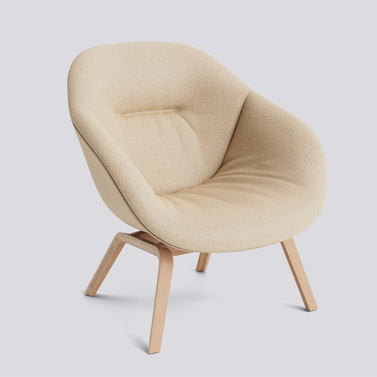 Fauteuil lounge About A Lounge AAL 83 Soft de Hee Welling - Hay