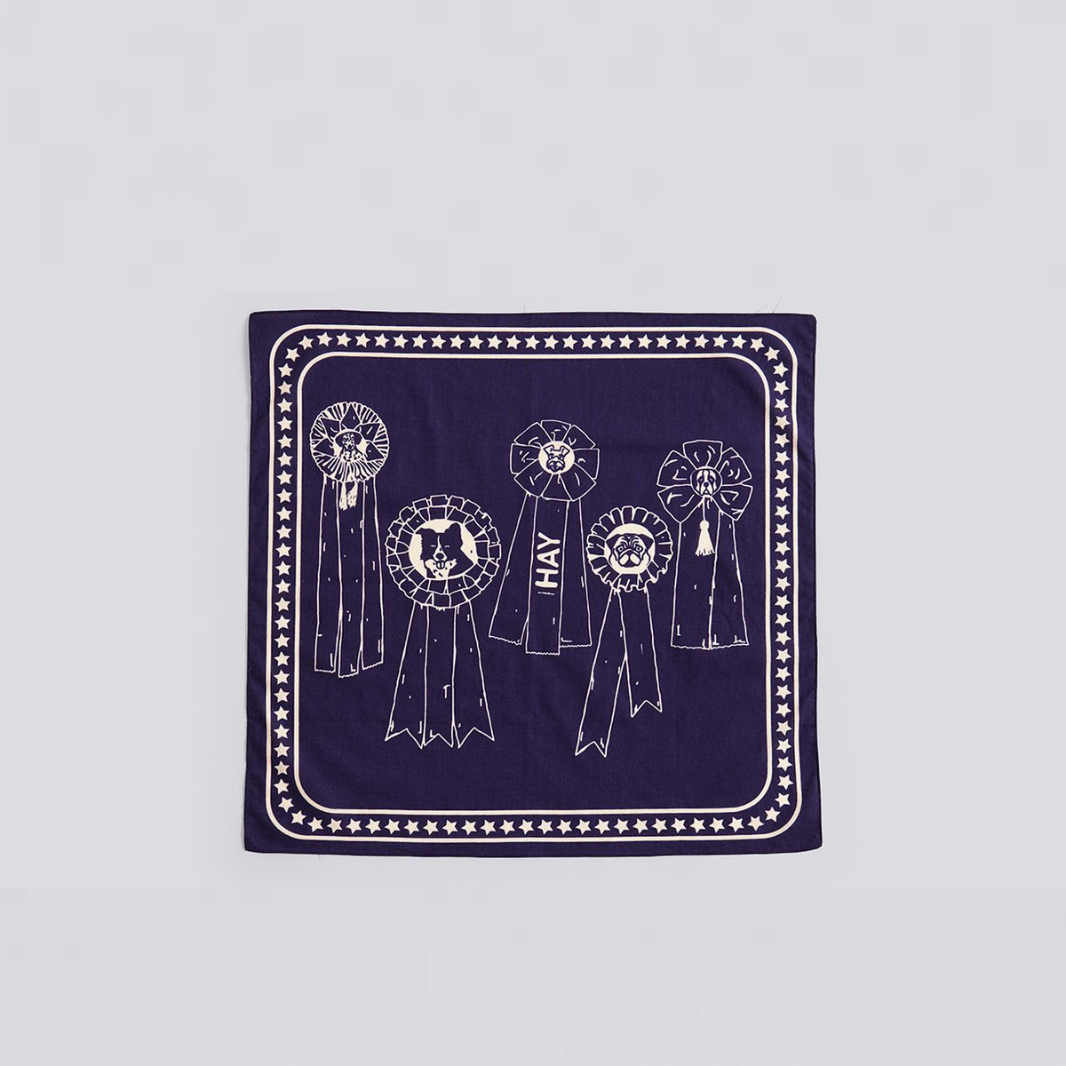 Foulard HAY Dogs de Barbara Maj Husted Werner - Hay