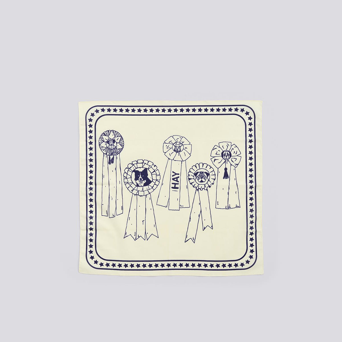 Foulard HAY Dogs de Barbara Maj Husted Werner - Hay