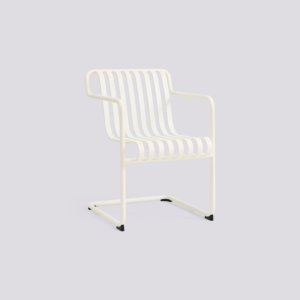 Fauteuil de table Palissade Cantilever de Ronan et Erwan Bouroullec - Hay-Blanc crème-The Woods Gallery