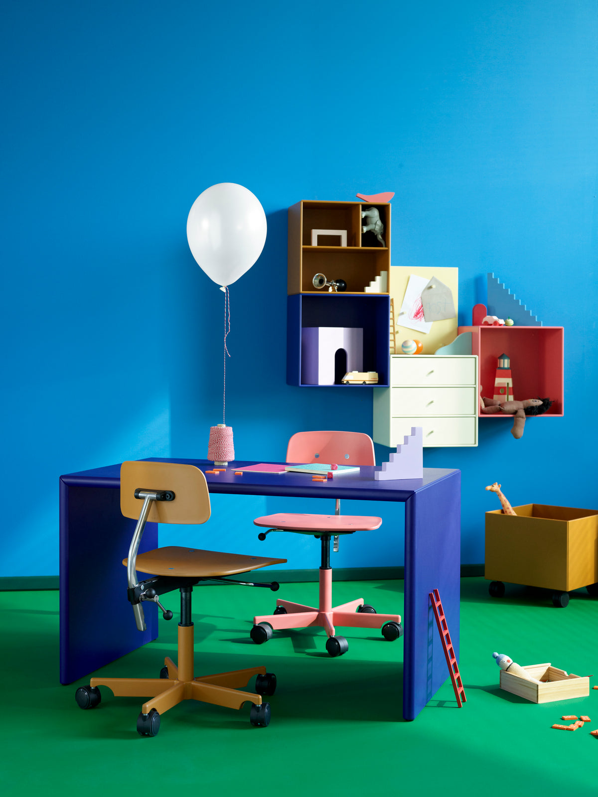 Coffre à jouets Mini Play box en situation : chambre d&