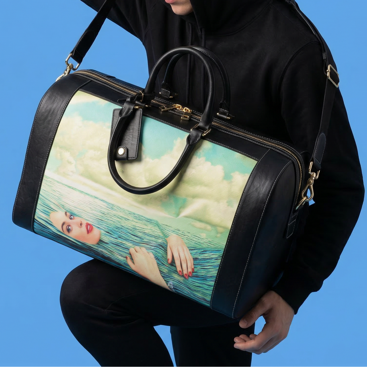 Sac de voyage Seagirl de ToiletPaper - Seletti-en situation 1, visuel de synthèse-The Woods Gallery