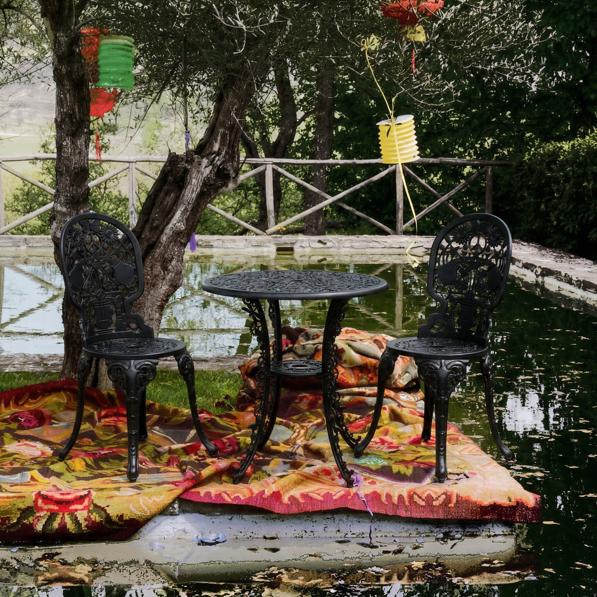 Table ronde Industry Collection de Studio Job - Seletti-en situation 2, visuel de synthèse-The Woods Gallery