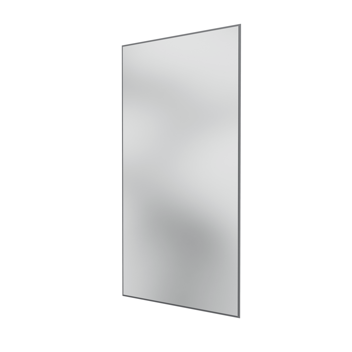 Miroir Colour Frame SG3216 Montana, cadre laqué 36 Coal, vue de trois quarts sur fond blanc
