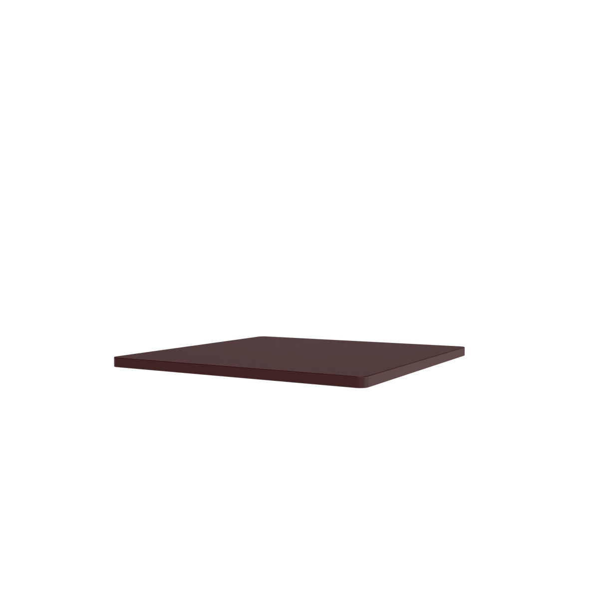 Plateau supérieur Panton Wire Single laqué Black Red, 34,8 × 34,8 cm