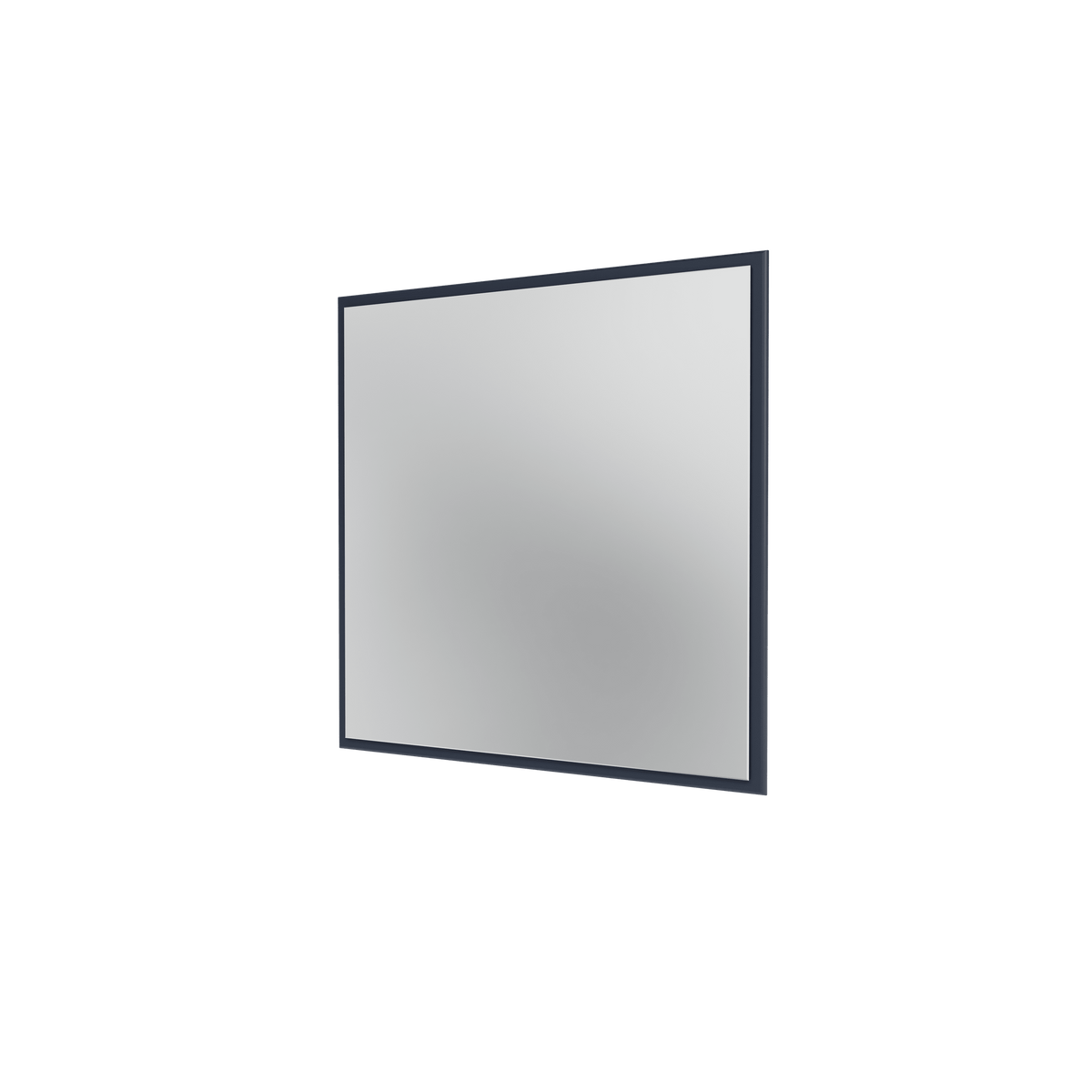 Miroir Colour Frame SP808 Montana, cadre laqué 147 Shadow, vue de trois quarts sur fond blanc
