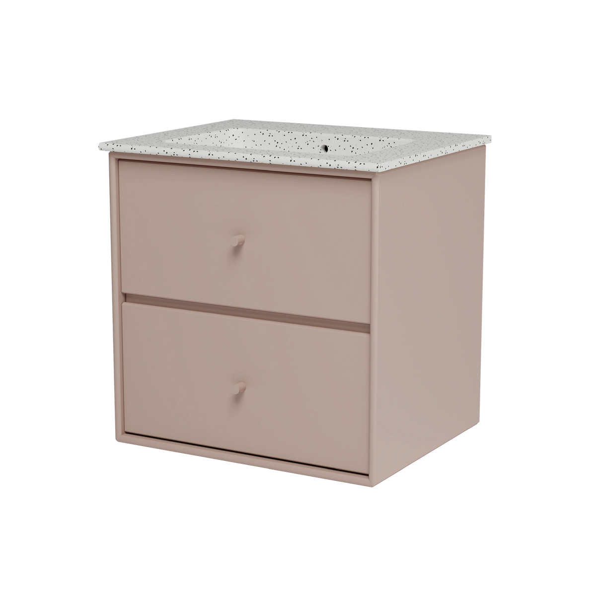 Meuble vasque Flow, laque 137 Mushroom, packshot Montana