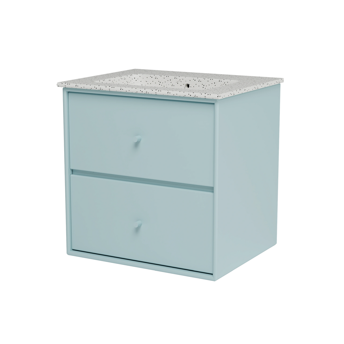 Meuble vasque Flow, laque 148 Flint, packshot Montana