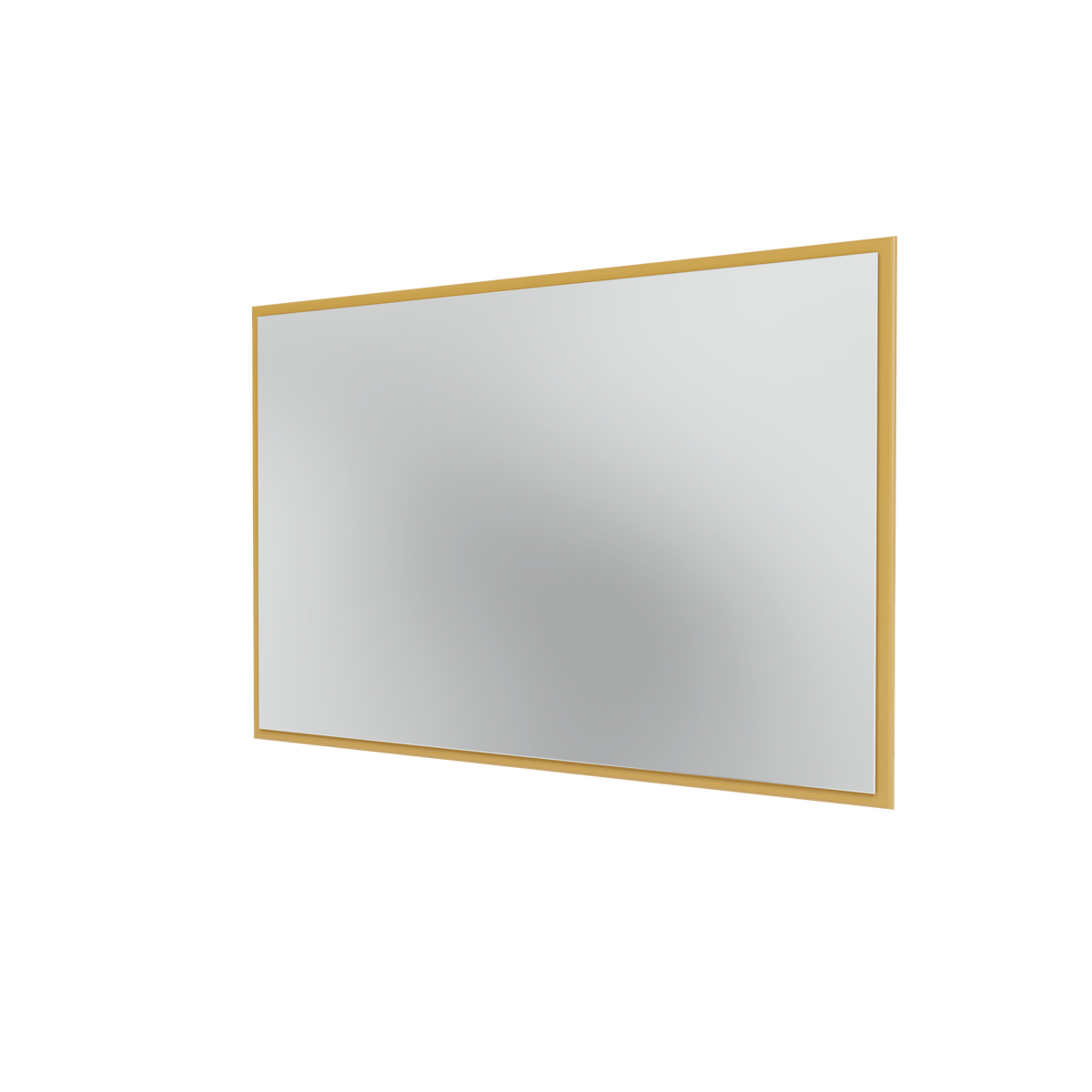 Miroir Colour Frame SP1208 Montana, cadre laqué 157 Cumin, vue de trois quarts sur fond blanc