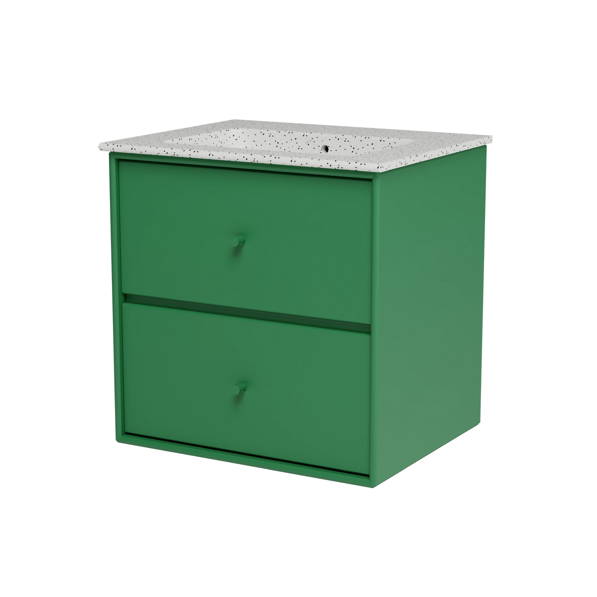 Meuble vasque Flow, laque 152 Parsley, packshot Montana