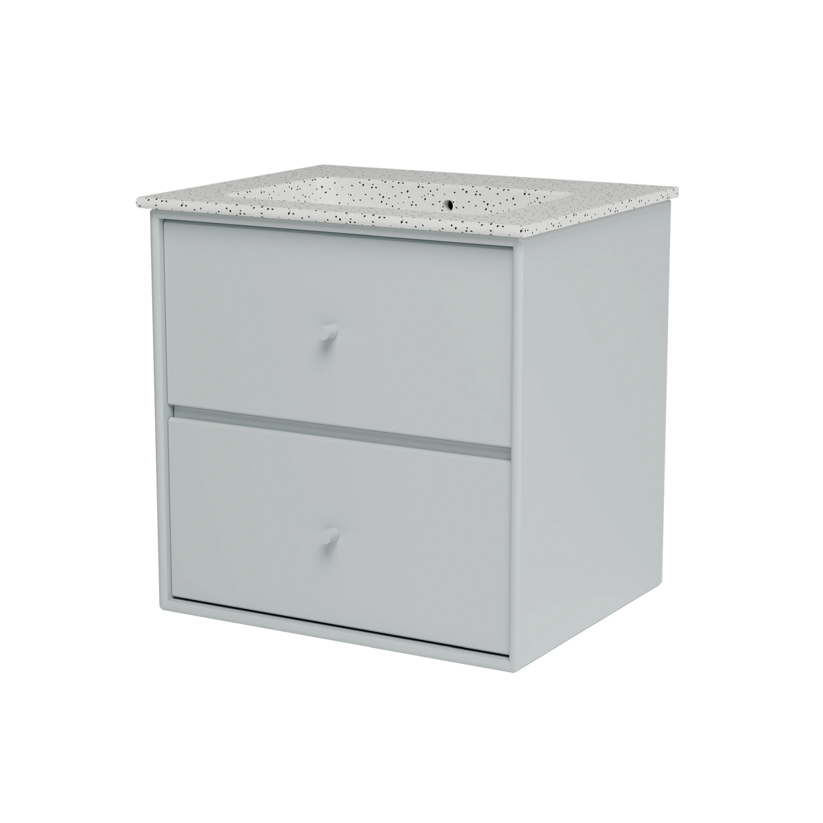 Meuble vasque Flow, laque 156 Oyster, packshot Montana