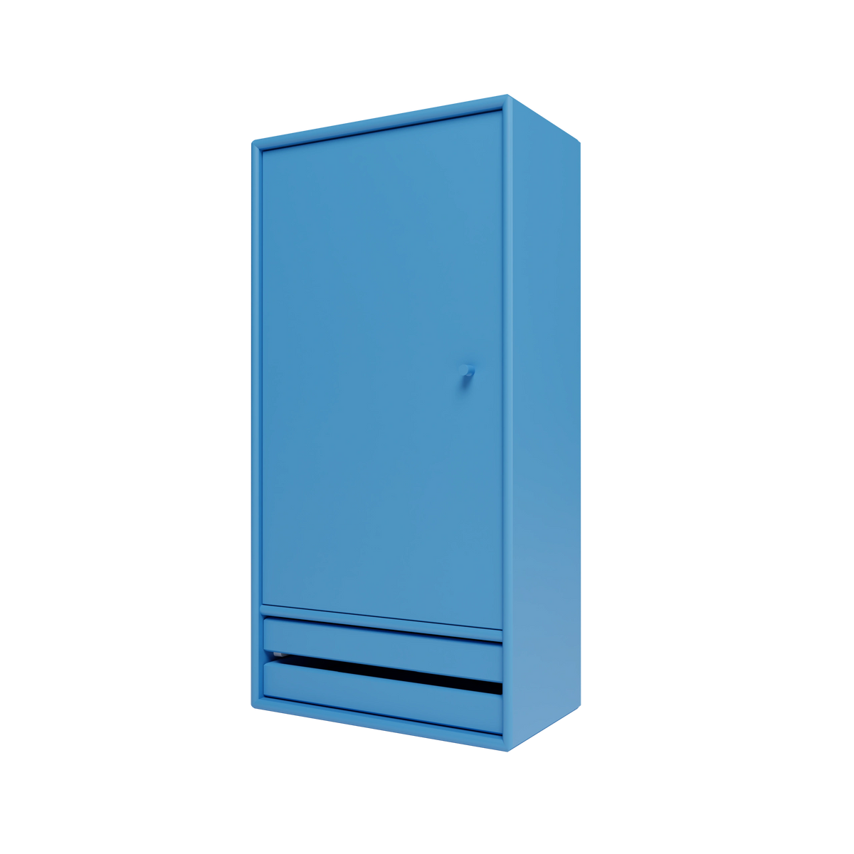 Armoire de salle de bain Reset I, laque 154 Azure, packshot Montana