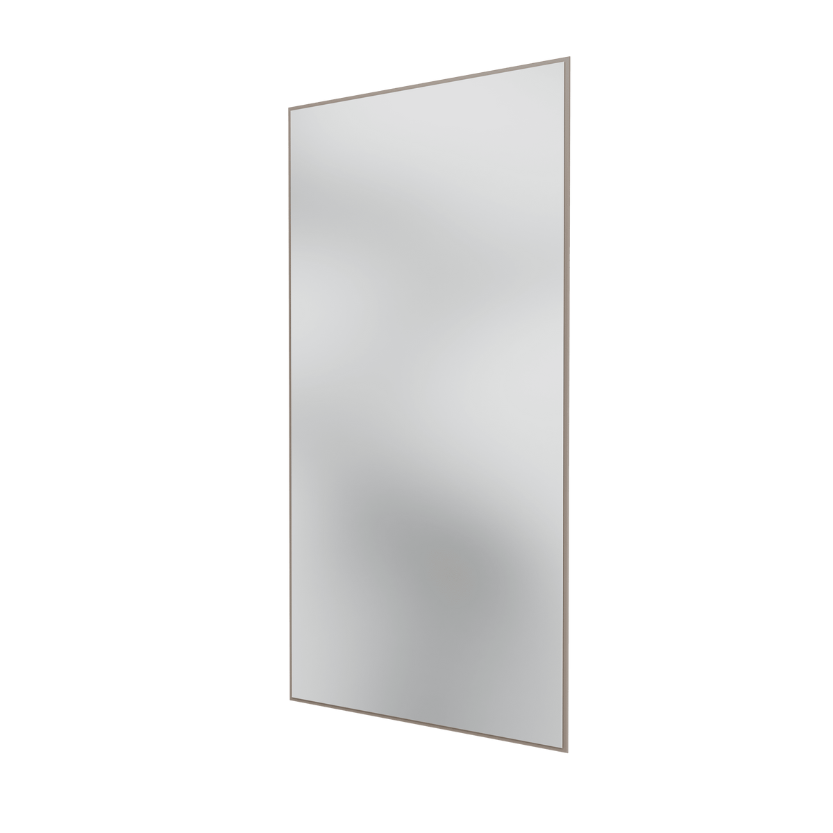 Miroir Colour Frame SG3216 Montana, cadre laqué 141 Truffle, vue de trois quarts sur fond blanc