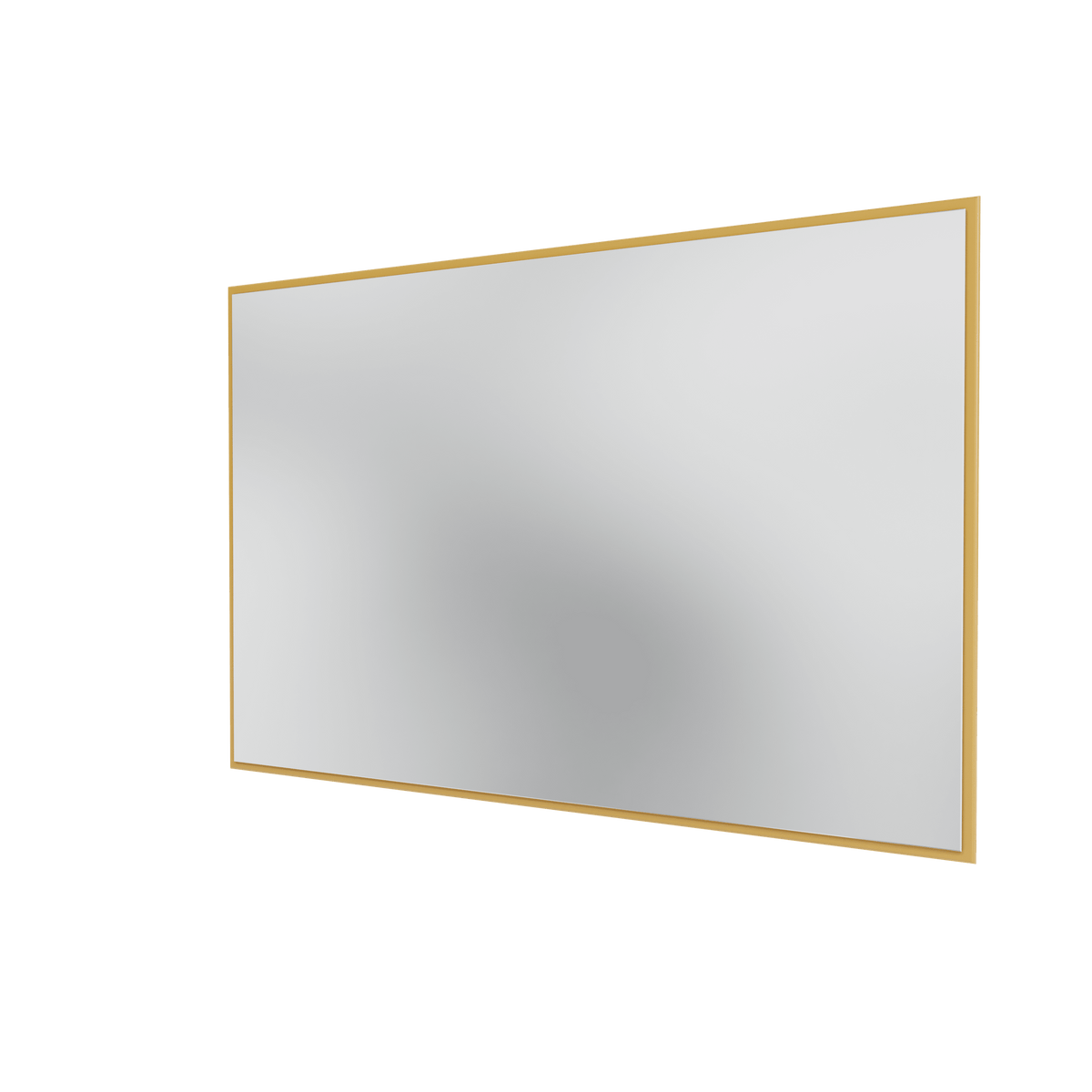 Miroir Colour Frame SP1812 Montana, cadre laqué 157 Cumin, vue de trois quarts sur fond blanc