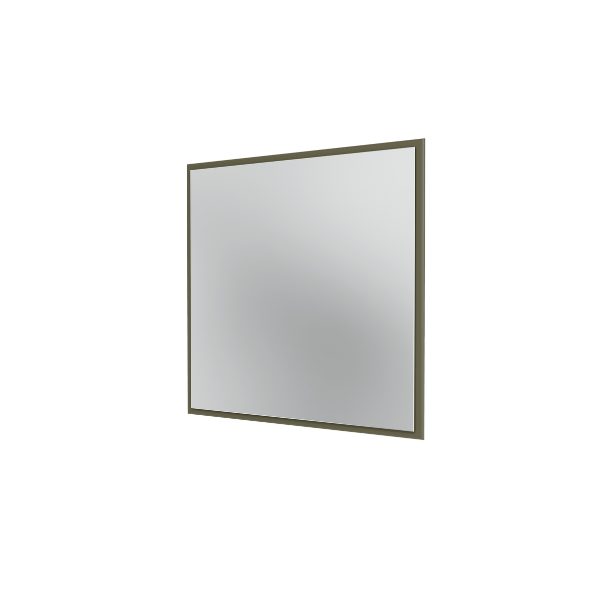 Miroir Colour Frame SP808 Montana, cadre laqué 139 Oregano, vue de trois quarts sur fond blanc