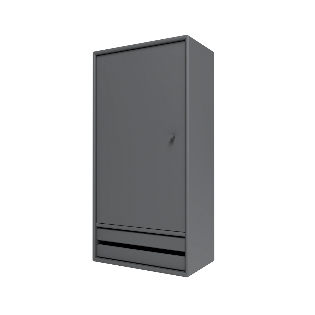 Armoire de salle de bain Reset I, laque 36 Coal, packshot Montana
