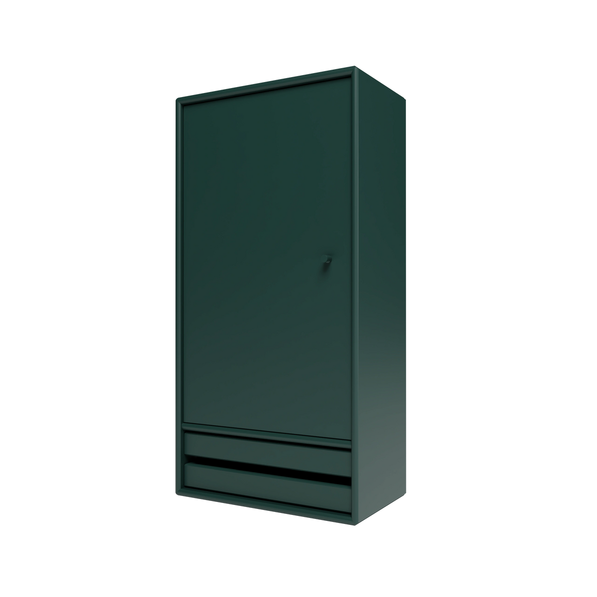 Armoire de salle de bain Reset I, laque 163 Black Jade, packshot Montana
