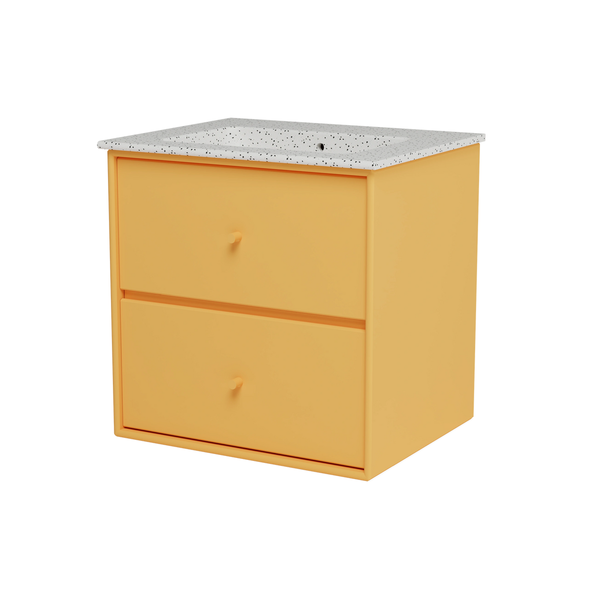 Meuble vasque Flow, laque 166 Acacia, packshot Montana