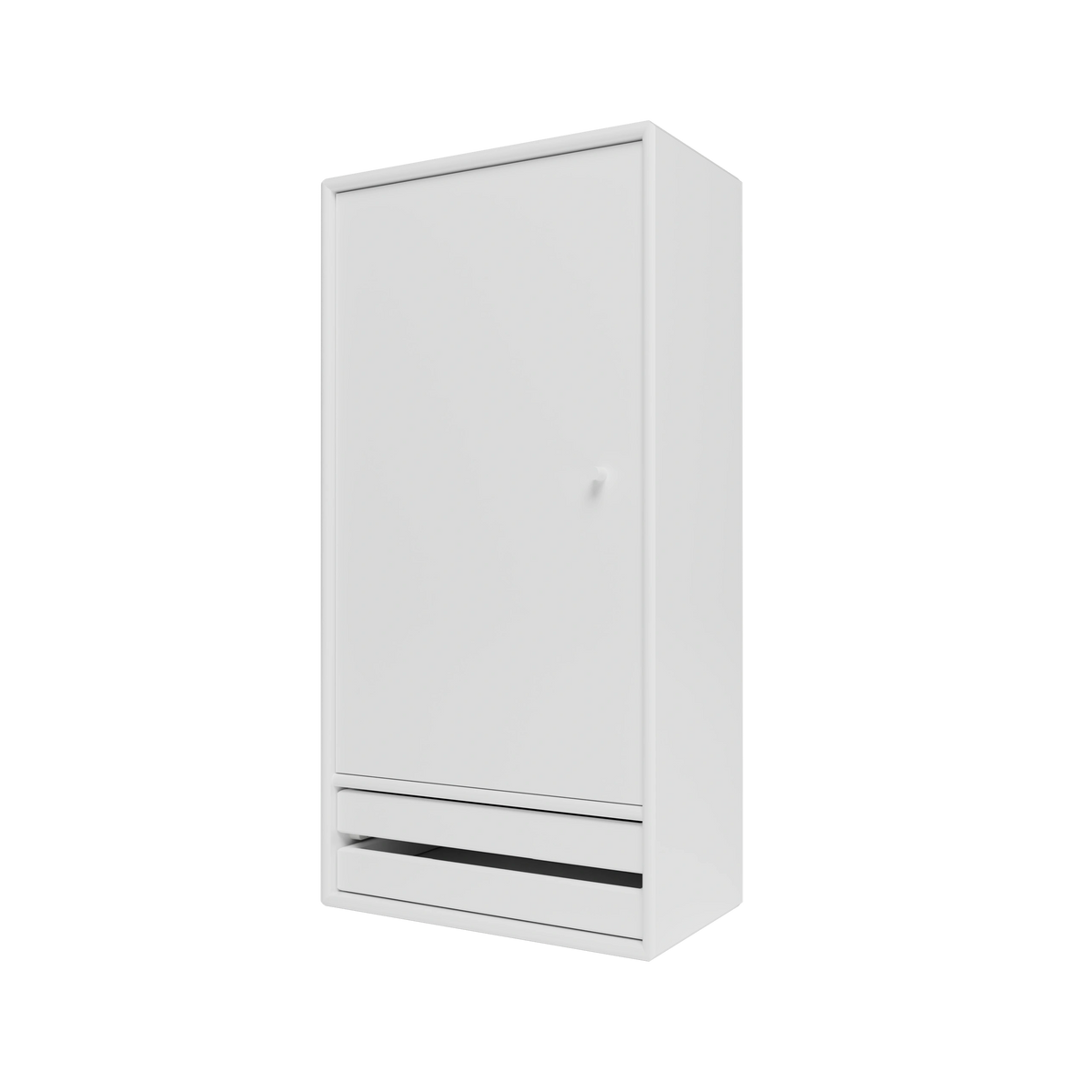 Armoire de salle de bain Reset I, laque 101 New White, packshot Montana