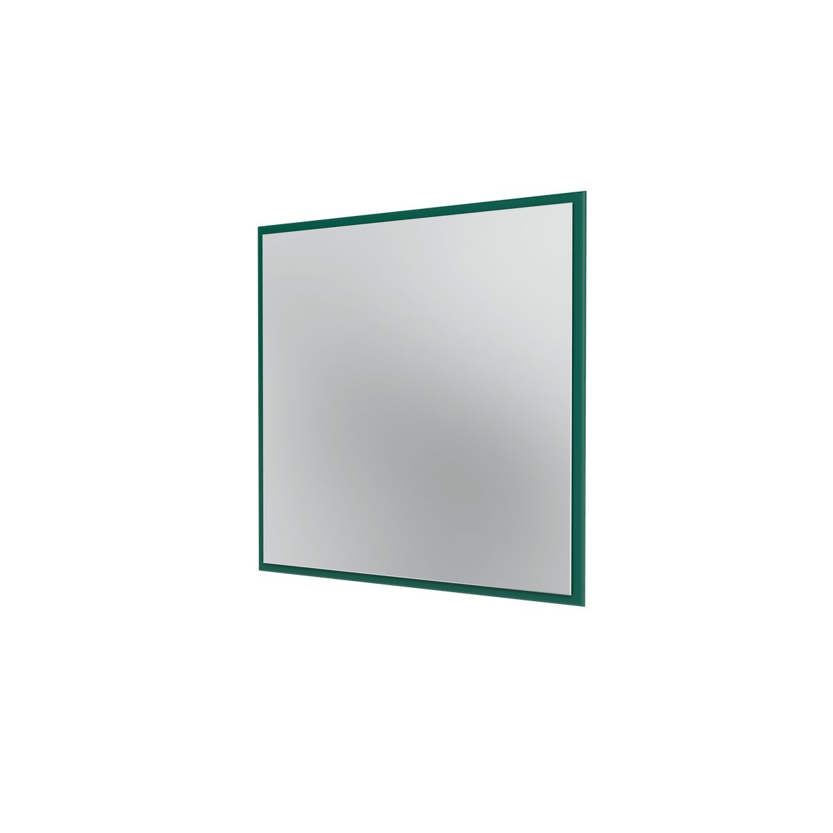 Miroir Colour Frame SP808 Montana, cadre laqué 136 Pine, vue de trois quarts sur fond blanc