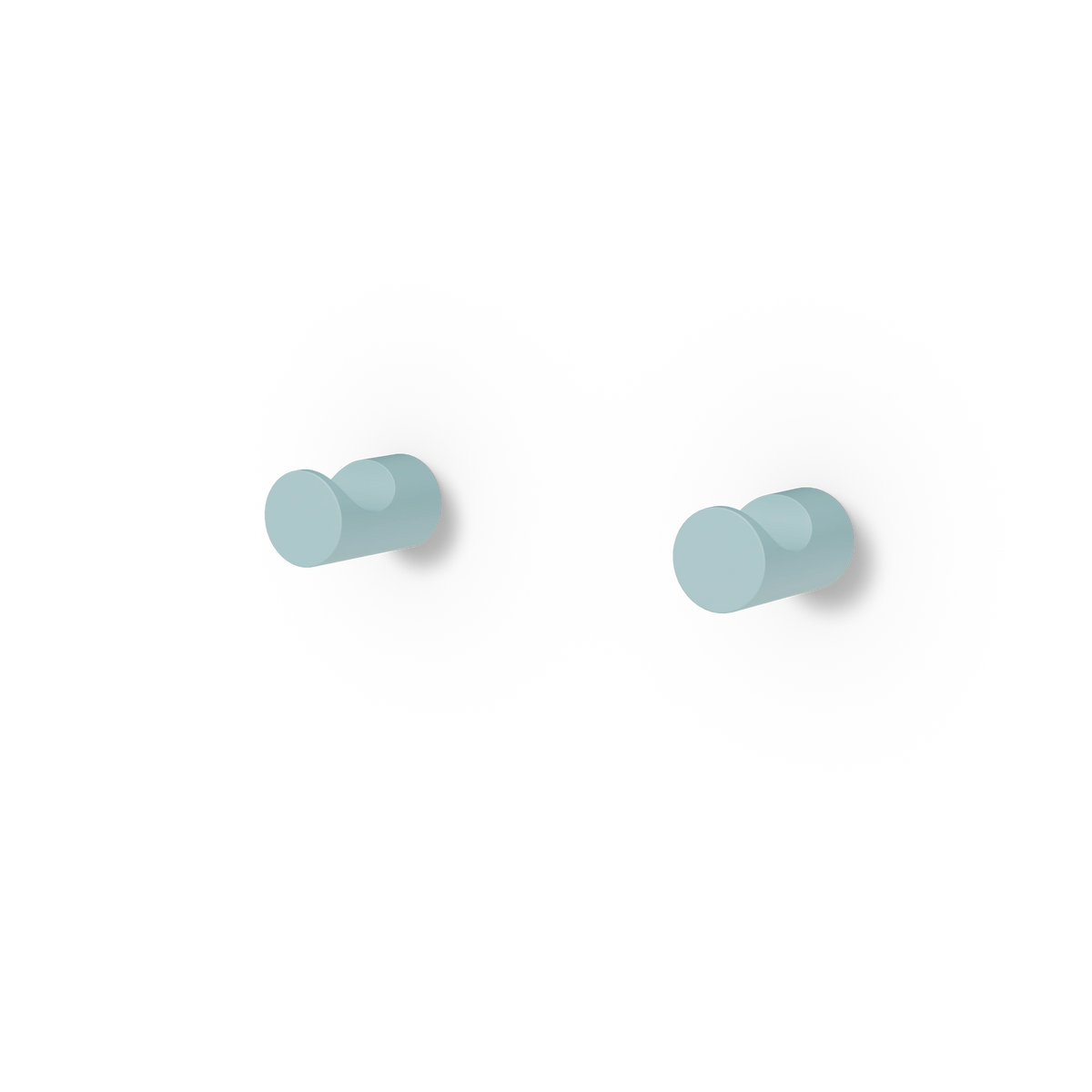 Patères HOOK (lot de 2), laque 148 Flint, packshot Montana