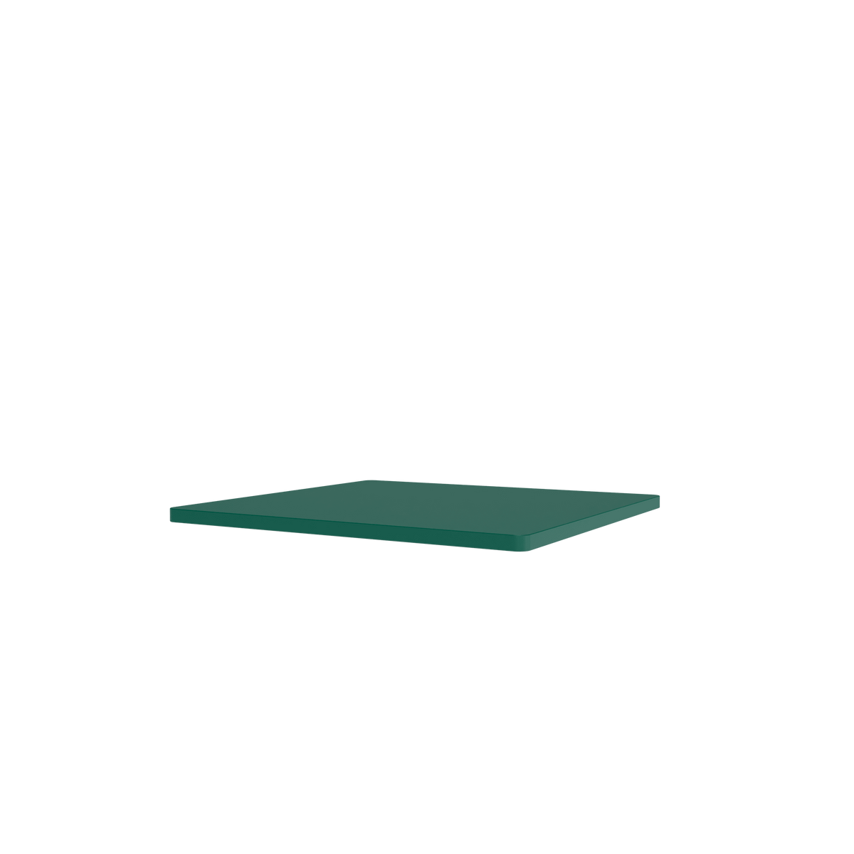 Tablette Panton Wire Single laquée Pine, vue en perspective sur fond blanc