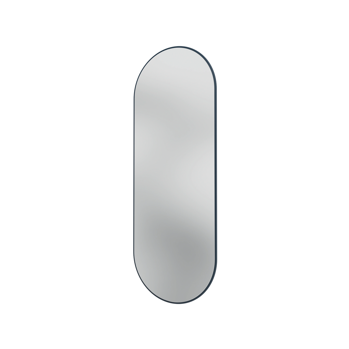 Miroir Colour Frame ovale SP1232R Montana, cadre laqué 138 Juniper, vue de trois quarts sur fond blanc