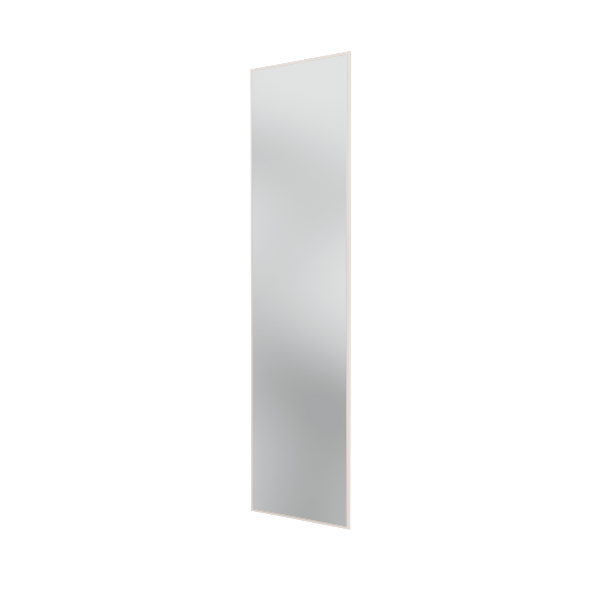 Miroir Colour Frame SG3208 Montana, cadre laqué 158 Oat, vue de trois quarts sur fond blanc
